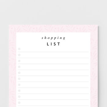 A6 Shopping List Notepad, 3 of 3