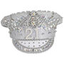 Rhinestone And Pearl Embellished 21st Birthday Hat, thumbnail 2 of 3