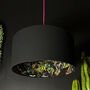 Carbon Deadly Night Shade Silhouette Lampshade In Black, thumbnail 1 of 5
