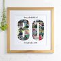 Personalised 80th Birthday Photo Collage, thumbnail 6 of 9