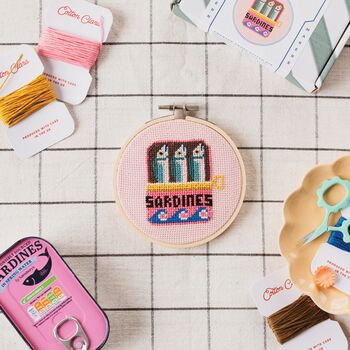 Sardines Cross Stitch, 3 of 4