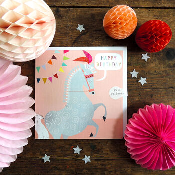 Happy Birthday Horse Card, 3 of 5