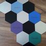 Set Of Six Hexagon Leather Coasters, thumbnail 6 of 12