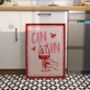 Cin Cin Wall Art Print Happy Hour Kitchen Disco, thumbnail 7 of 8