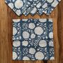 Dining Napkins, Indian Block Print, 12 Inches, thumbnail 2 of 8