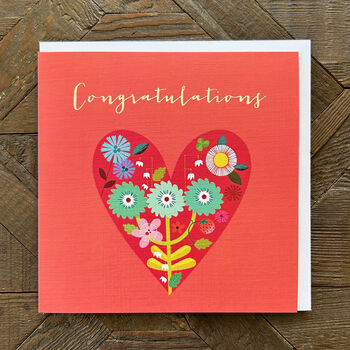 Silver Foiled Congratulations Card, 3 of 5
