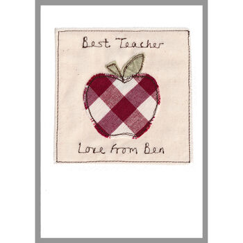 Personalised Thank You Teacher Card, 9 of 10