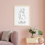 Personalised Line Art Mum To Be Wall Print, thumbnail 11 of 12