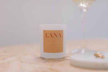 Tangerine Peach Tea : Lana Luxury Scented Candle, 5 of 5