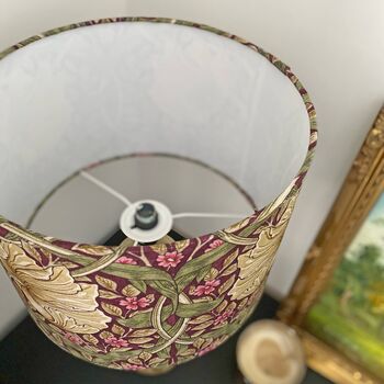 Aubergine Olive Morris Pimpernel Lampshade Three Sizes, 2 of 3