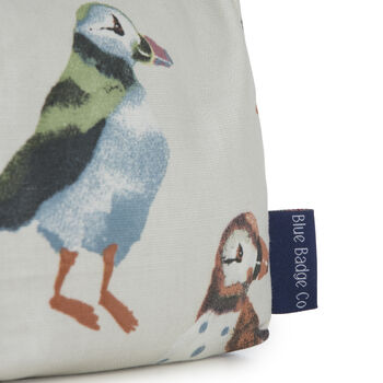 Heavy Weight Door Stopper In Patterned Puffin, 5 of 5