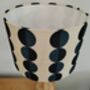 Blue Circles Lampshade Handmade Striking Blue Geometric Lampshade Table Floor Or Ceiling Pendant, thumbnail 3 of 8