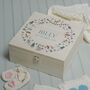 Personalised Toys Wreath Wooden Memory Box, thumbnail 1 of 2