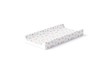 Wildflower Meadow Floral Deluxe Baby Girl Anti Roll Wedge Changing Mat, 2 of 3