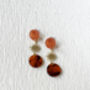 Triple Amber Sun Drop Earrings, thumbnail 2 of 5