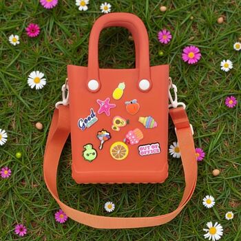 Gifts For Teens, Mini Crossbody Crocbagg, Customise With Cute Charms, 5 of 12
