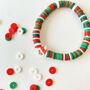 Christmas Disc Bead Bracelet, thumbnail 5 of 6