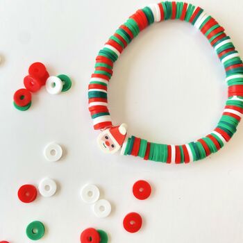 Christmas Disc Bead Bracelet, 5 of 6