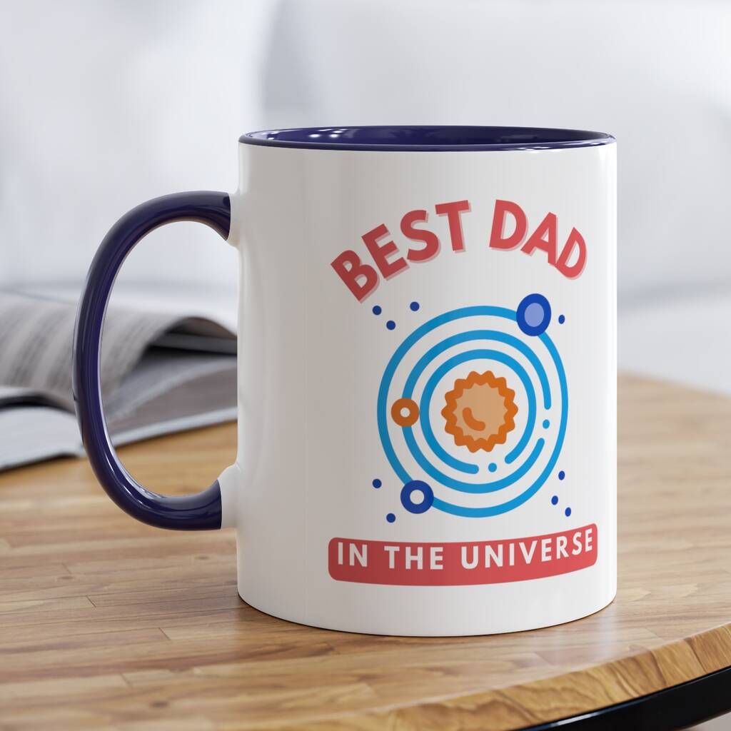 Best Dad In The Universe Coffee Mug By nude organics