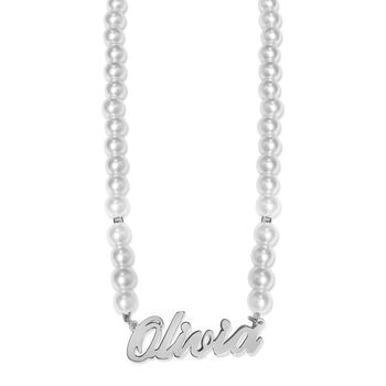 Personalised Pearl Name Necklace, 4 of 8
