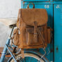 Vintage Style Large Leather Backpack, thumbnail 4 of 11
