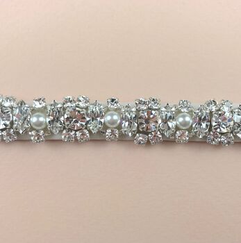 Caitlen Diamante Bridal Belt, 7 of 8
