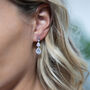 Sparkle And Shine Drop Earrings, thumbnail 4 of 6