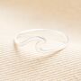 Sterling Silver Wave Ring, thumbnail 1 of 2