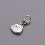 Personalised Silver Paw Print Charm, thumbnail 5 of 9