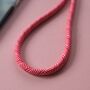 Pink Red Stripe Adjustable Phone Strap Universal Crossbody Rope Lanyard, thumbnail 3 of 3