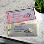 F1 Grand Prix Ticket Personalised Gift Ticket, thumbnail 2 of 6