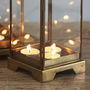 Antique Brass Candle Lantern, thumbnail 7 of 12