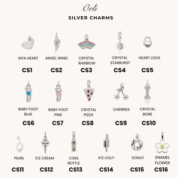 Charm Builder™ Silver Chunky Oval Chain Clasp Charm Bracelet, 10 of 10