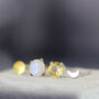 Celestial Sun And Moon Stud Earring Set, thumbnail 1 of 10