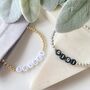 Personalised Word Bracelet In Silver Or Gold Filled, thumbnail 1 of 4