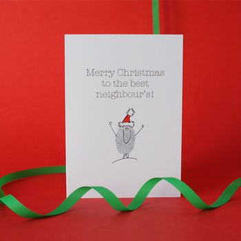 Best Neighbours Christmas Card By Adam Regester Design | notonthehighstreet.com