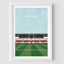 Rugby Stadium Minimalist Art Print Gift Request Any Stadium, thumbnail 5 of 11