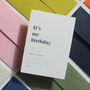 Colourful Fill In Yourself Birthday Party Invitations, thumbnail 1 of 3