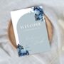 Blue Custom Wedding Welcome Sign/ Foam Board, thumbnail 5 of 5