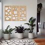 Modern Geometric Wooden Wall Panels Home Decor, thumbnail 7 of 9