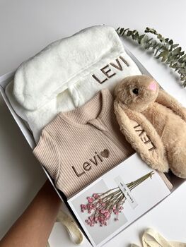 Personalised Toddler And Baby Gift Set Box Celebration, 11 of 12