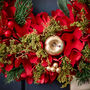 Woodhall Floral Christmas Wreath, thumbnail 3 of 6