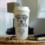 Dog Owner Gifts Personalised Dog Travel Cup, thumbnail 3 of 6