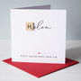 Personalised Scrabble Love Name Card, thumbnail 4 of 4
