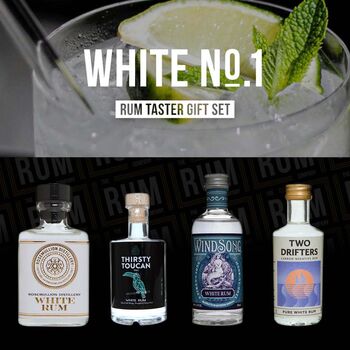 White Rum Taster Set Gift Box One, 4 of 4