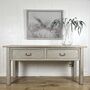 Vintage Two Drawer Console Table, thumbnail 1 of 8