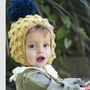 Baby And Child Mustard Pixie Hat, thumbnail 3 of 9