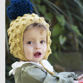 Baby And Child Mustard Pixie Hat, 3 of 9