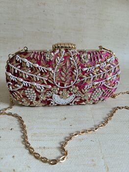 Pink Pearl Capsule Clutch, 3 of 11