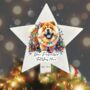 Personalised Chow Chow In Christmas Lights, thumbnail 5 of 8